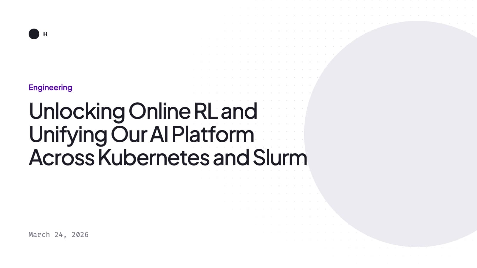Illustration of a captain orb directing Kubernetes, AI, and training windows from a laptop on a desk.